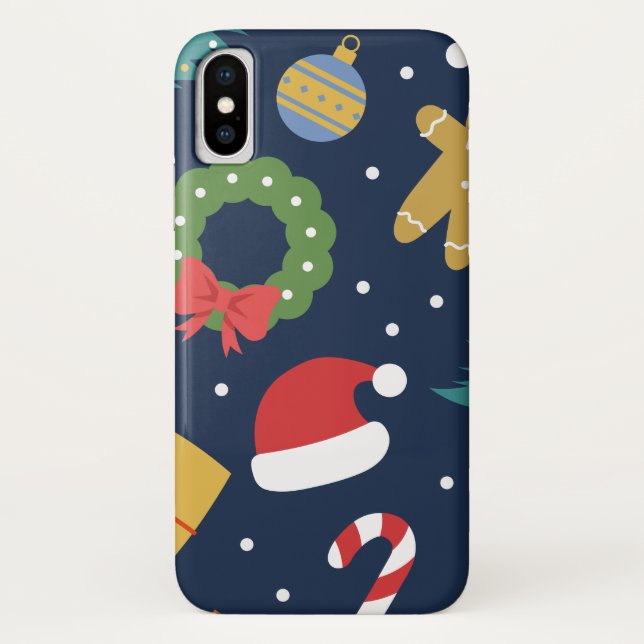 Coque iphone à thème de Noël (Dos)