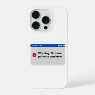 Coque iPhone 15 Pro À un moment donné, le système cesse de répondre. N