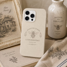 Abeille miel beige vintage rustique campagne franç