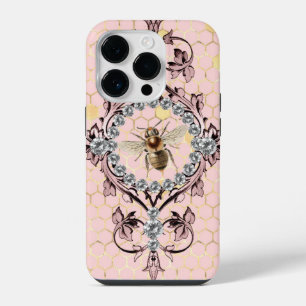 Coque Pour iPhone 14 Plus Abeille rose