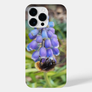 Coque Pour Pour iPhone 14 Pro Max Abeille sur Muscari Armeniacum, Grape Hyacinth