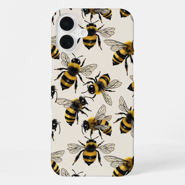 Coque iPhone Abeilles (Verso)