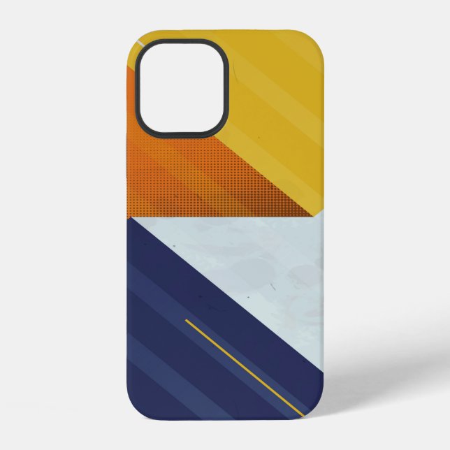 Coque iPhone  Abstract Background. Grunge texture. Triangle geo (Verso)