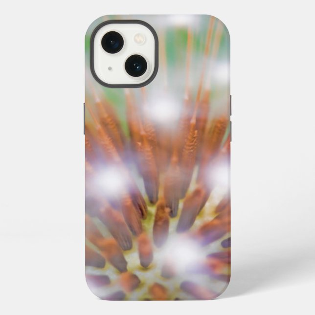 Coque iPhone Abstract of dandelion seed head (Verso)