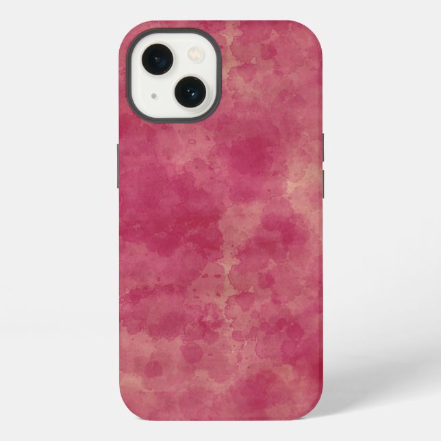 Coque iPhone Abstraction aquarelle Rose Gold (Verso)