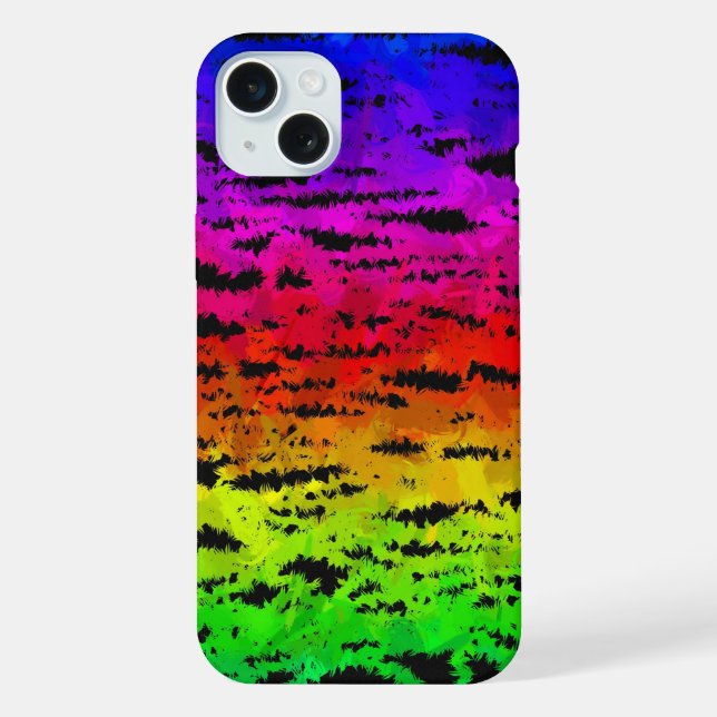 Coque iPhone Abstrait coloré (Verso)