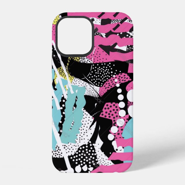 Coque iPhone Abstrait coloré tendance  (Verso)
