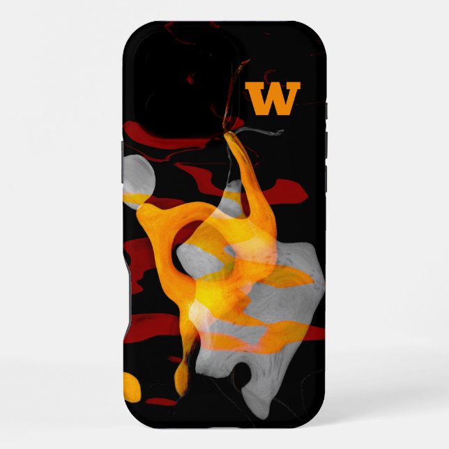 Coque iPhone Abstrait de la poire (Verso)