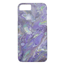 Coque iphone abstrait de lavande - "Naomi "