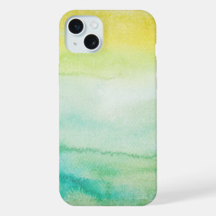 Coque iPhone 15 Plus Abstrait Elegant mixte motif de peinture coloré