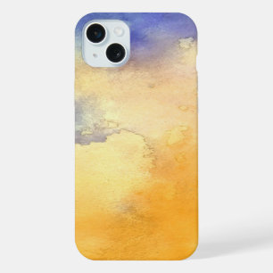 Coque iPhone 15 Plus Abstrait Elegant mixte motif de peinture coloré