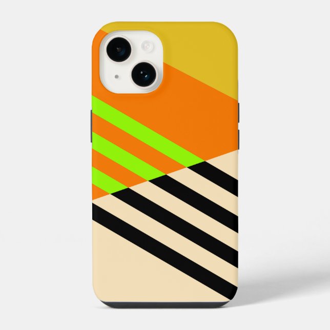 Coque iPhone Abstrait et Coloré (Verso)