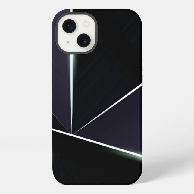 Coque iPhone Abstrait géométrique (Verso)