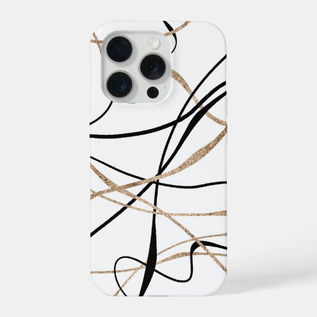 Coque iPhone Abstrait moderne (Verso)