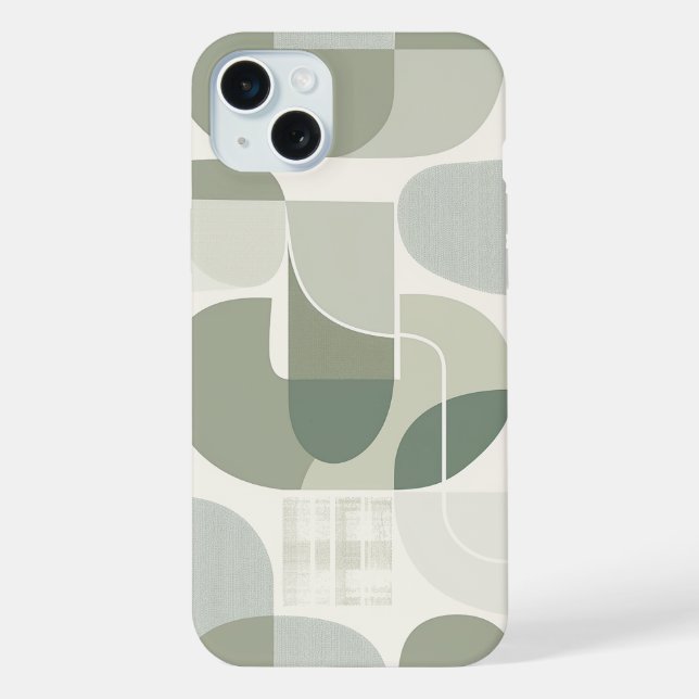 Coque iPhone Abstrait moderne (Verso)