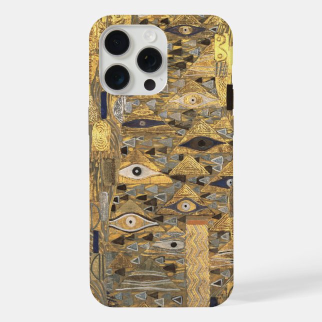Coque iPhone Abstrait or (Verso)