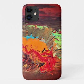Coque iphone Abstrait - Orange