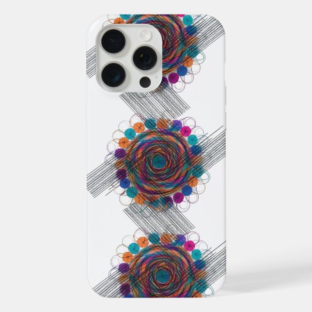 Coque iPhone Abstrait Vortex Energy - Apple iPhone (Verso)