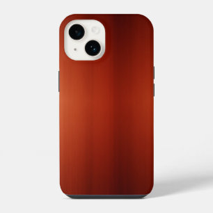 Coque Pour iPhone 14 Acajou Brosse Fonce