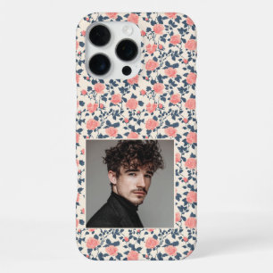 Coque iPhone 16 Pro Max Accessoires élégants pour femmes Rose Floral Perso