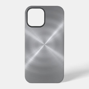 Coque iPhone 12 Pro Acier inoxydable métal platine