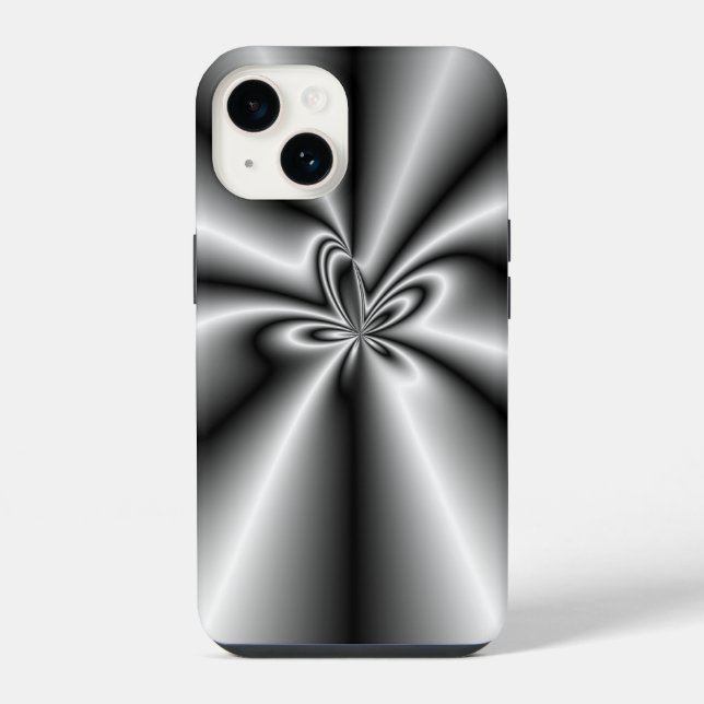 Coque iPhone Acier inoxydable pincé (Verso)