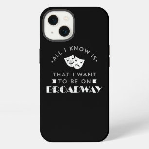 Etui iPhone 13 Actrice Broadway acteur théâtre amusant 