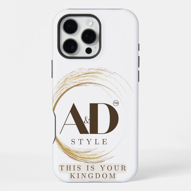 Coque iPhone "AD Style – This Is Your Kingdom" Premium Design (Verso)