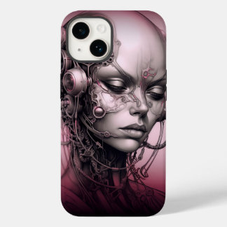 Coque Pour iPhone 14 Ado Cool Cyborg Girl