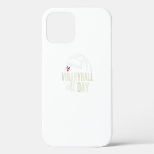Coque iPhone 12 Adolescente de volley-ball Femme Graphique de voll
