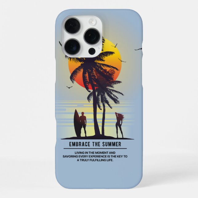Coque iPhone Adoptez l'été |  (Verso)