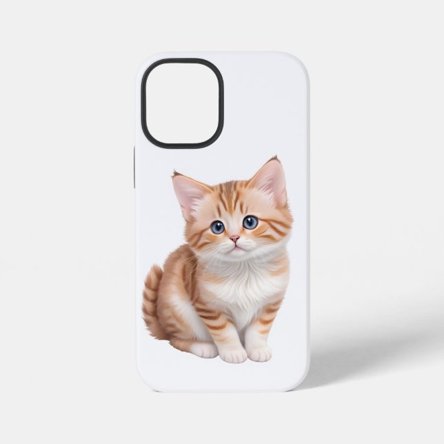 Coque iPhone adorable Baby Kitten mignonne (Verso)
