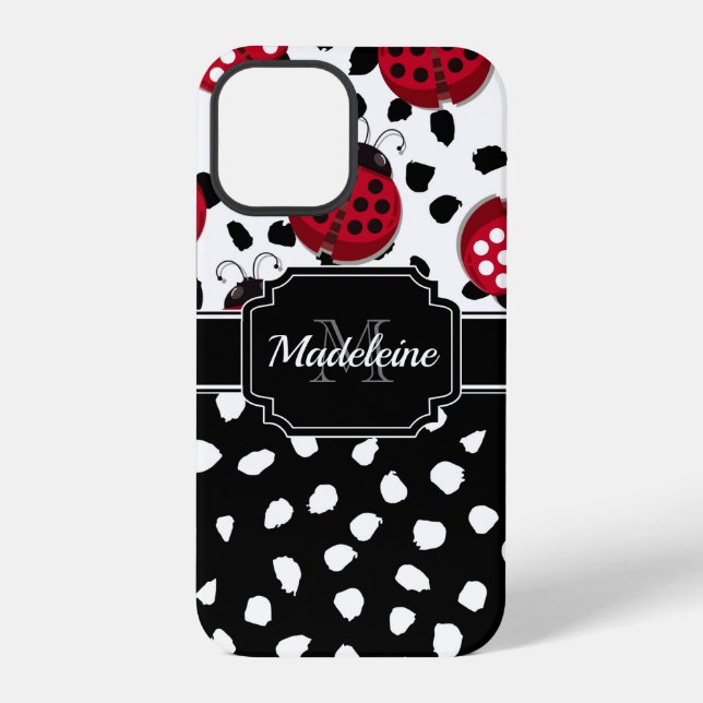 Coque iPhone adorable Ladybugs (Verso)