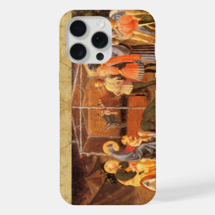 COQUE iPhone 15 PRO MAX ADORATION DES MAGI NATIVITÉ  PARCHEMIN