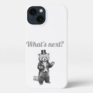Etui iPhone 13 Adorbs total Red Panda Sketch Téléphone Case