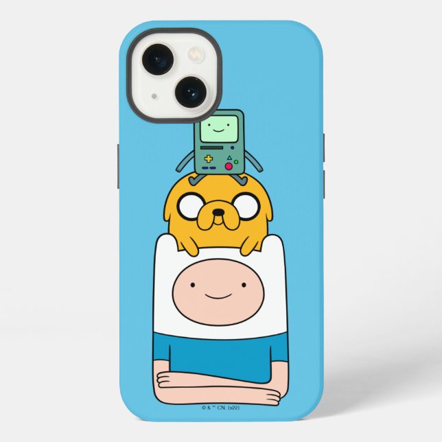 Coque iPhone Adventure Time | BMO, Jake et Finn (Verso)