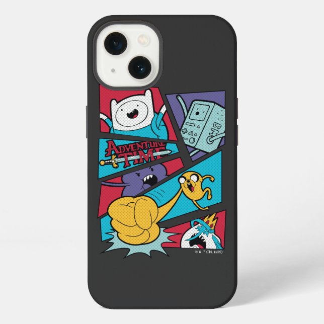 Coque iPhone Adventure Time | Graphique de panneau d'action (Verso)