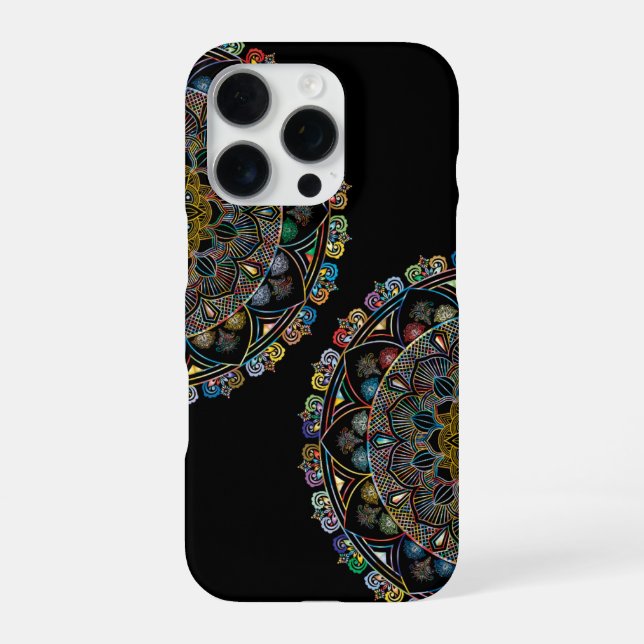 Coque iPhone Aesthetic Floral iPhone 16 Pro Case | Trendy Paste (Verso)