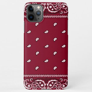 Coque iPhone 11Pro Max Affaire téléphonique Bandana Bandundy