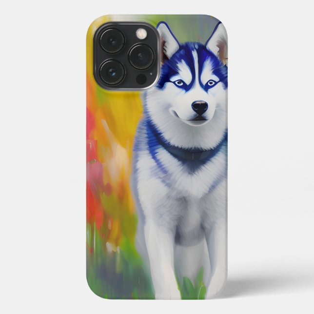 Coque iPhone Affaire téléphonique inspirée par Husky (Verso)