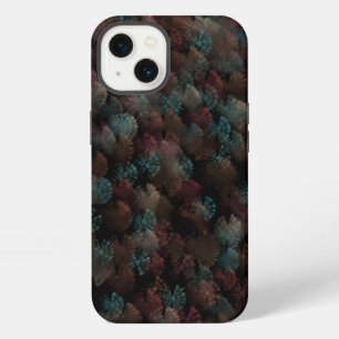 Etui iPhone 13 Affichage de feux d'artifice abstraits noir gris e