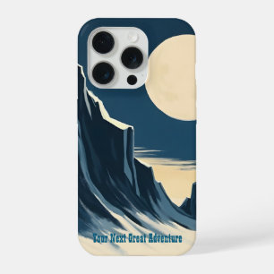 Coque iPhone 15 Pro Affiche de voyage vintage Explore Pluto - Espace R