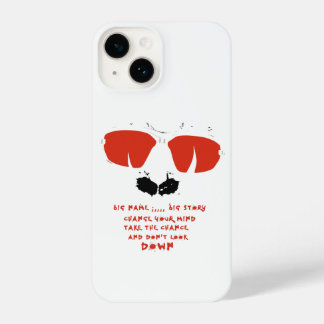 Coque Pour iPhone 14 Affirmations positives Cas de téléphone, grande hi