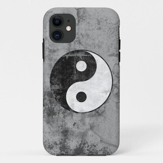 Coque iphone affligé de Yin Yang (Dos)
