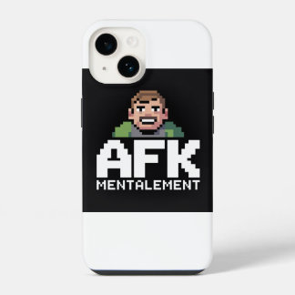Coque Pour iPhone 14 AFK Mentalement Chibi Gamer Pixel Art