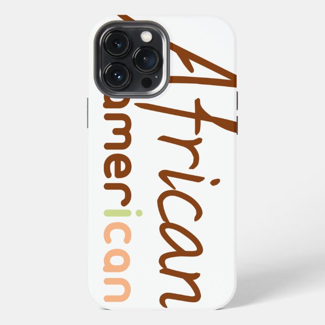 Coque iPhone Afro-Américain (Verso)