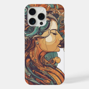 Coque iPhone 15 Pro Max Afro Boho Queen - Artiste coloré