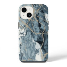 Agate Marbre Inspiré Luxe Texture Bleu