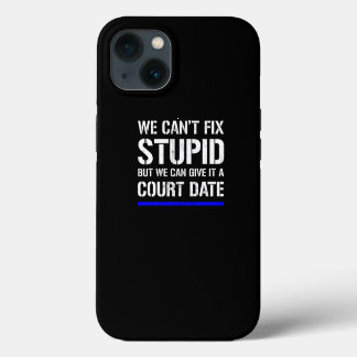 Etui iPhone 13 Agent de police drôle