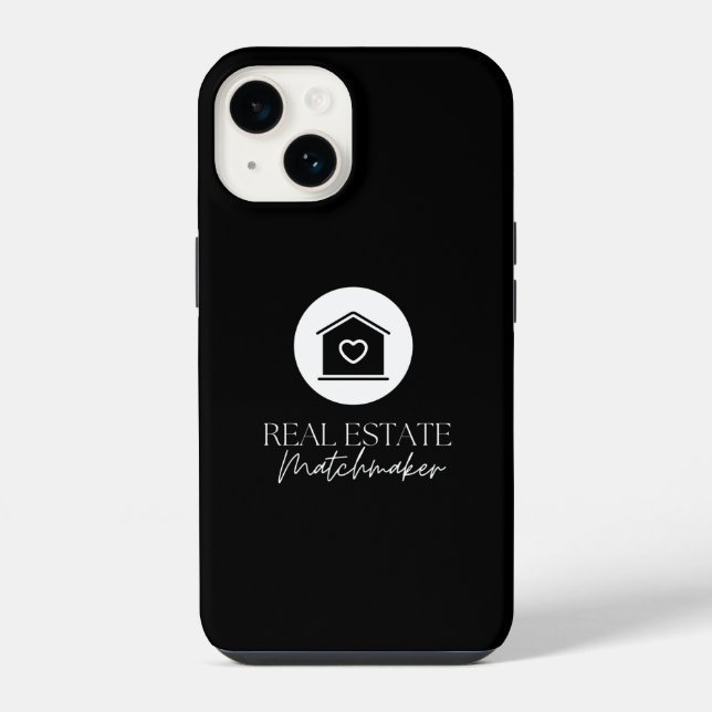 Coque iPhone Agent immobilier (Verso)